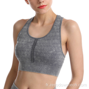 nouveau soutien-gorge push-up de sport sans couture